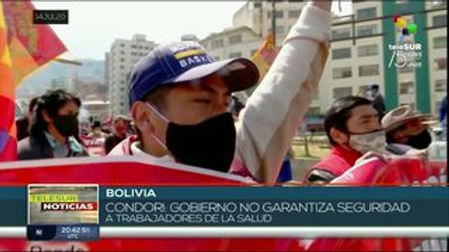 Gran movilización popular contra decretos del gob. de facto boliviano