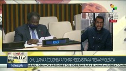 ONU urge a gob. de Colombia a tomar medidas para frenar la violencia