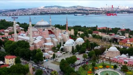 Ayasofya'da 15 Temmuz'a özel koreografi gösterisi