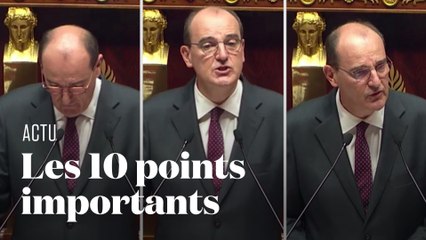 On résume le discours de Jean Castex à l'Assemblée nationale