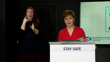 Sturgeon: Biggest step for Scotland out of lockdown today