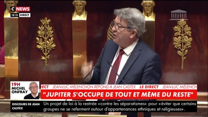Jean-Luc Mélenchon à Jean Castex : "Il fallait vous taire parce que Jupiter allait tonner"