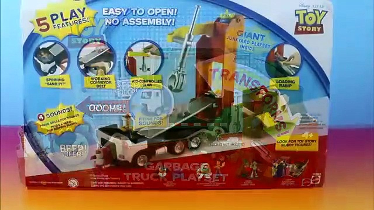 Toy Story Garbage Truck Playset TriCounty Landfill inside Buzz
