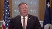 U.S. Secretary of State Mike Pompeo holds a press conference