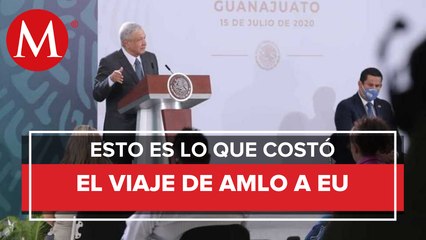 AMLO: Viaje a EU fue austero, "la cena nos la invitaron"