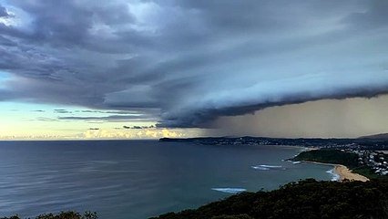 Un nuage apocalyptique filmé en Nouvelle-Galles du Sud (Australie)