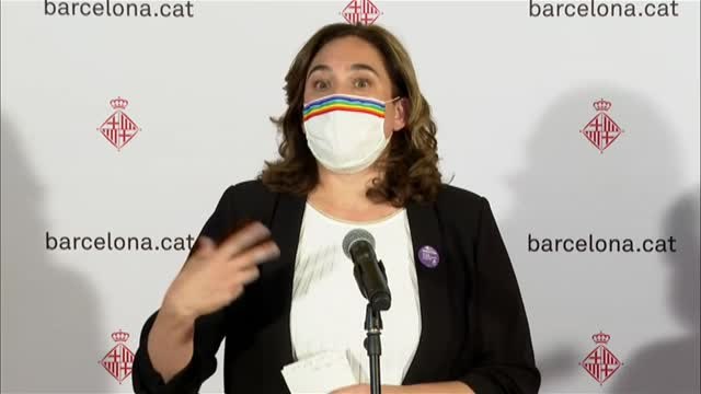 Colau descarta el confinamiento general de Barcelona pero ve necesarias medidas de contención