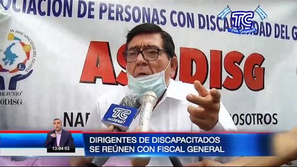 Dirigentes de discapacitados se reúnen con autoridades de la Fiscalía General