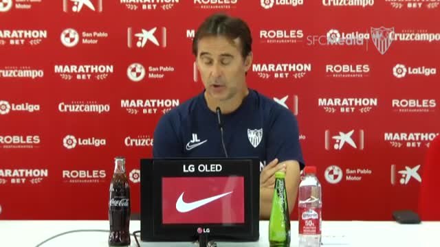 Julen Lopetegui quiere más: Tenemos la sana ilusión de alcanzar el tercer puesto