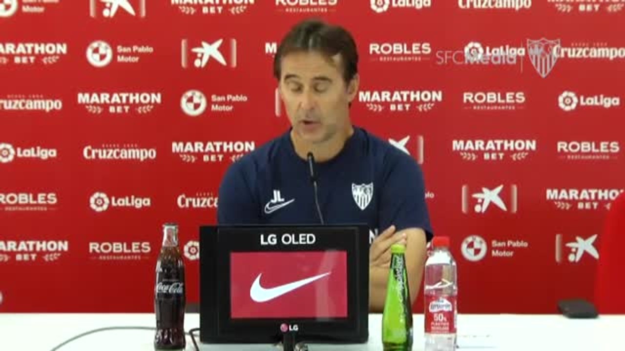 Julen Lopetegui quiere más: "Tenemos la sana ilusión de alcanzar el tercer puesto"