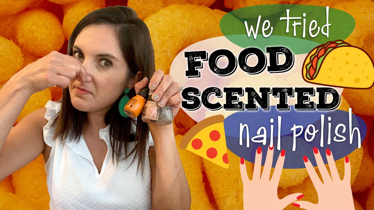 Cheese Puff Nail Polish!? We Tried 3 Food-Scented Nail Polish Flavors