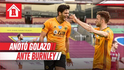 Raúl Jiménez anotó golazo con Wolves ante Burnley