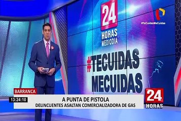 Cajamarca: asaltan local de venta de gas y se llevan alrededor de 1,500 soles