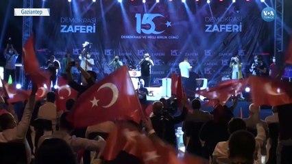 Gaziantep'te Corona Gölgesinde 15 Temmuz Coşkusu