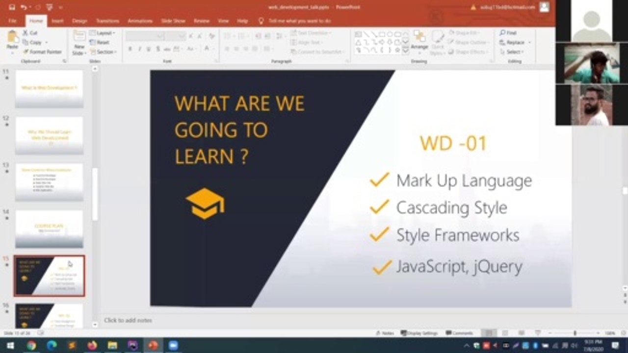 CBA IT Web Development Premium  Course | Online Batch -004 Class-01 | Sobuj Ahmed | Rabbil Hasan