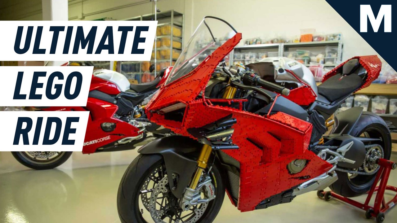 Lego built a fully functioning Ducati motorcycle using 15,000 bricks