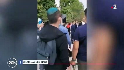 14-Juillet : vif échange entre Emmanuel Macron et des "gilets jaunes"