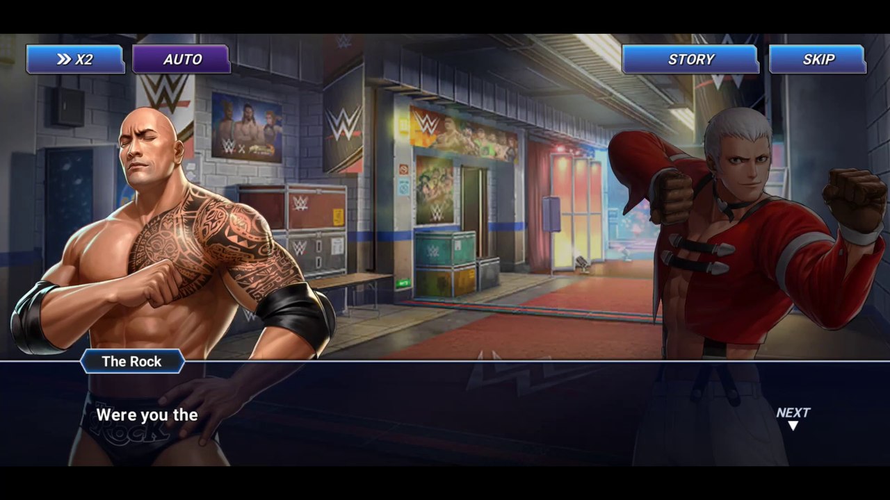 The King of Fighters ALLSTARS WWE Collaboration Rush Event The Rock Stage Round 6 with DonStatus