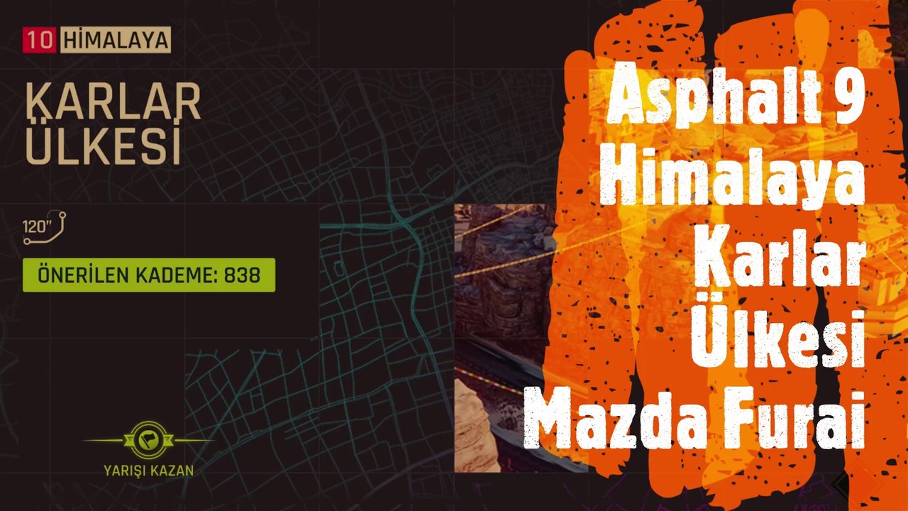 Asphalt 9 Himalaya Karlar Ülkesi Mazda Furai