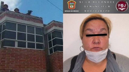 Detienen a mujer que habría mantenido cautivos y amarrados a dos niños en Edomex