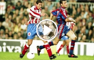 Esquivó a Guardiola y caño a Bakero ¡Diego Simeone dando cátedra al Barcelona!