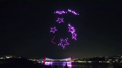 Türkiye'de bir ilk! 200 İHA ile 15 Temmuz destanı!