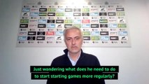 Mourinho snaps at reporter over Spurs team selection