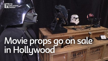 Top Gun helmet, Star Wars lightsaber, Alien spaceship go on sale in Hollywood