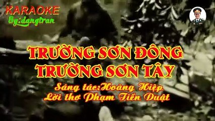 Karaoke- Trường Sơn Đông Trường Sơn Tây- Song ca- dangtran- Nhạc Đỏ