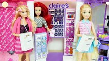 At the Mall Barbie & Rapunzel are Shopping Einkaufszentrum Centre commercial Pusat perbelanjaan