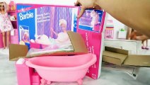 Barbie Doll Pink Magic Beauty Bathroom Playset Boneka Barbie Kamar mandi poupée Barbie Salle de bain