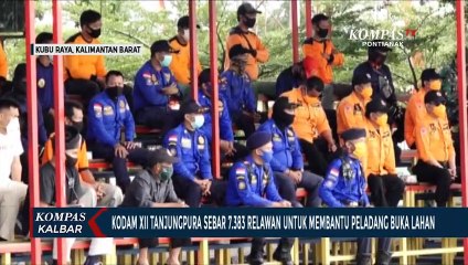 Kodam XII Tanjungpura Turunkan Relawan untuk Bantu Cegah Karhutla