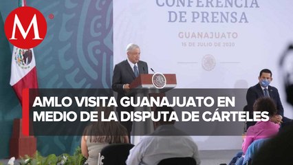 AMLO visita Guanajuato, el cuarto estado más violento del país
