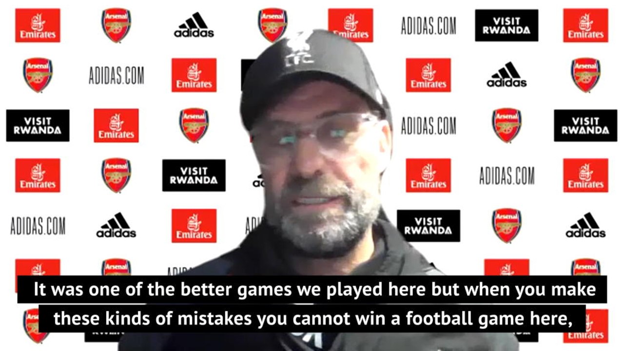 Klopp positive despite defeat to Arsenal ending...