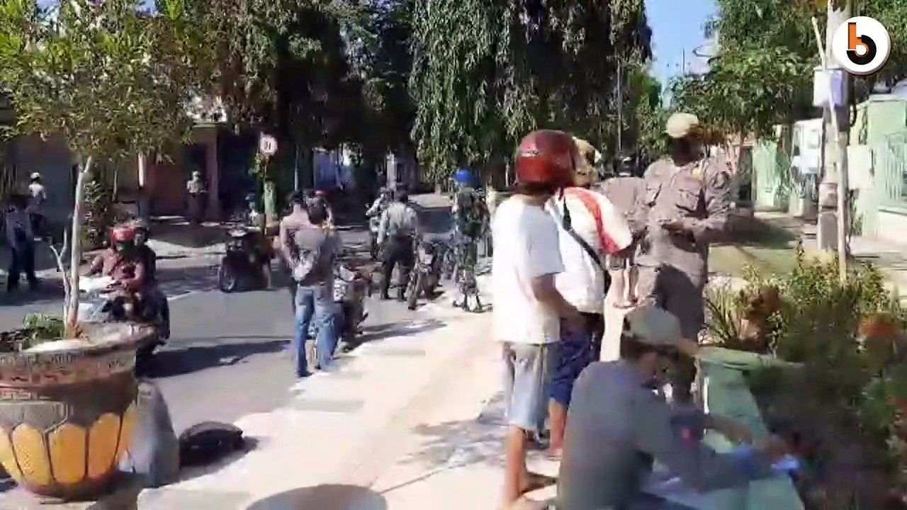 TAK PAKAI MASKER, PULUHAN PENGENDARA DI TUBAN TERJARING RAZIA