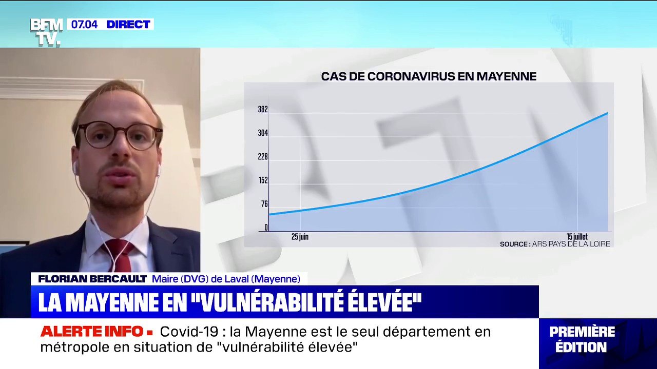 Mayenne: un élargissement des arrêtés pour obliger le port du masque "à l'étude" selon le maire de Laval