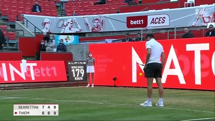 Dominic Thiem batte Matteo Berrettini a Berlino - Match Point - Credit: @TennisChannel
