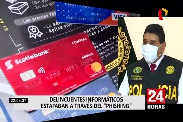 PNP detuvo a un grupo de delincuentes informáticos que robó más de 25 mil soles