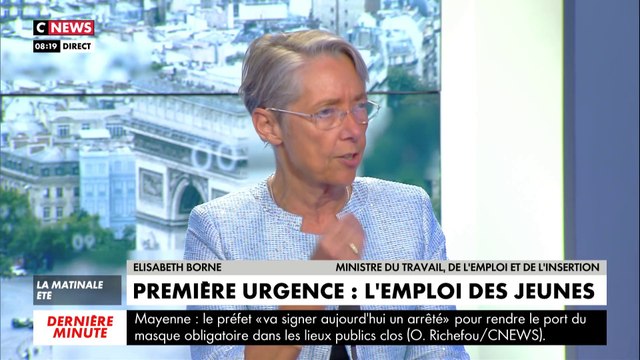 Elisabeth Borne sur l’emploi des jeunes : «On prépare un plan pour la jeunesse qui vise à apporter des réponses adaptées à chaque situation» #LaMatinale