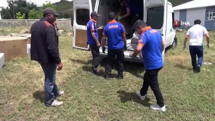 Ağrı'da sel felaketinin etkili olduğu köylerde çalışma başlatıldı