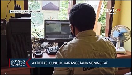 Aktifitas  Gunung Api Karangetang Meningkat