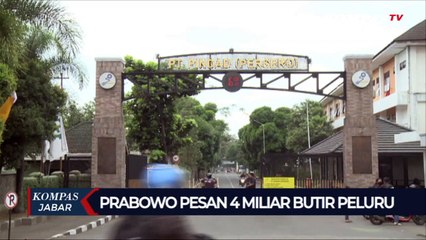 Prabowo Pesan 4 Milyar Butir Peluru, Untuk Apa?
