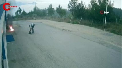 Hesap almayan iş yerini kurşunlayıp molotof atınca böyle vuruldu