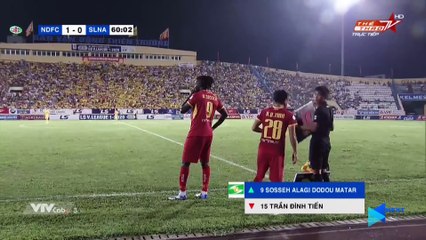 SLNA bức xúc trọng tài thay nhầm người, cầu thủ Nam Định tung gầm giày không bị phạt - NEXT SPORTS