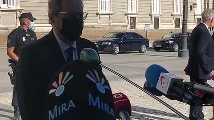 Quim Torra en la ceremonia de Estado en memoria de las víctimas de la pandemia de Covid-19