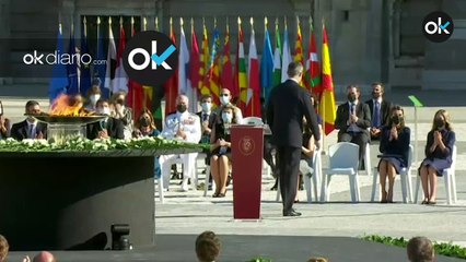 La Princesa Leonor le dice al Rey Felipe VI que se ponga la mascarilal