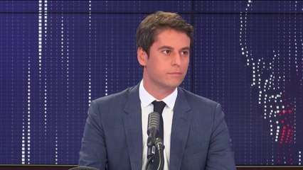 Port du masque obligatoire dans les lieux publics clos, croissance et transition écologique, emplois des jeunes... le "8h30 franceinfo" de Gabriel Attal