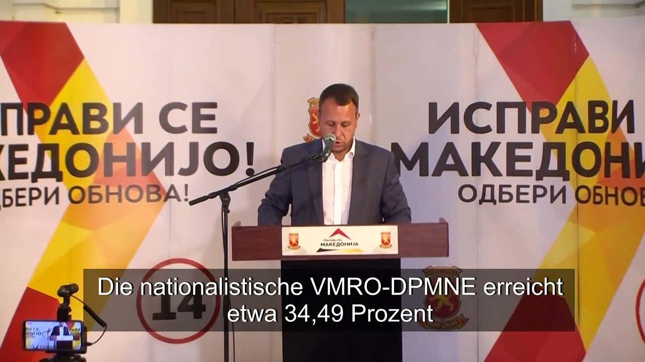 Vorsprung für Sozialdemokraten bei Parlamentswahl in Nordmazedonien