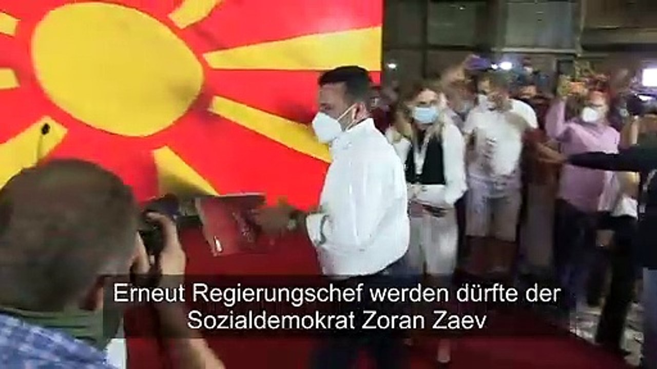 Vorsprung für Sozialdemokraten bei Parlamentswahl in Nordmazedonien