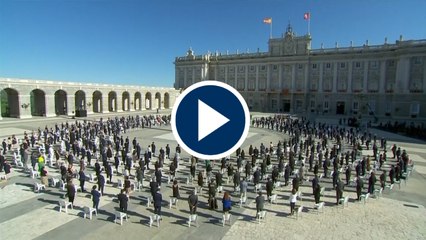 El conmovedor homenaje de Estado por las víctimas de coronavirus